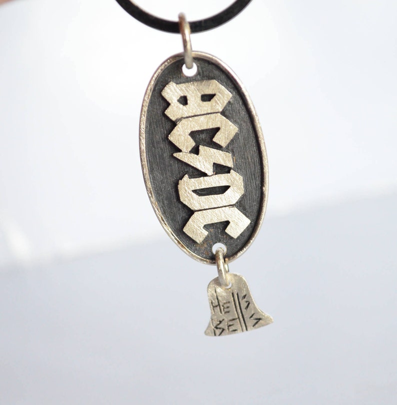 AC / DC KeychainACDC Keychain 925 Silver Keychain Hard Rock | Etsy