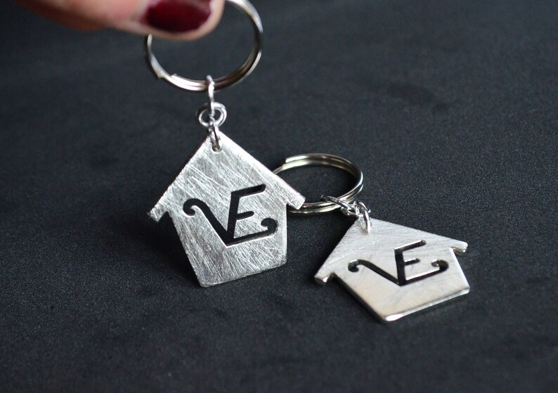 100 Pezzi Portachiavi Anelli Cerchio 25 Argento Tono 3c Catena,Portachiavi Anello Per Porta - Foto 4