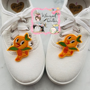 Shoe Clips, Orange Bird Shoe Clips, Cosplay Costume Disney Inspired Accessories