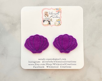 Shoe Clips, Seashell Shoe Clips, Cosplay Costume Disney Inspired Accessories