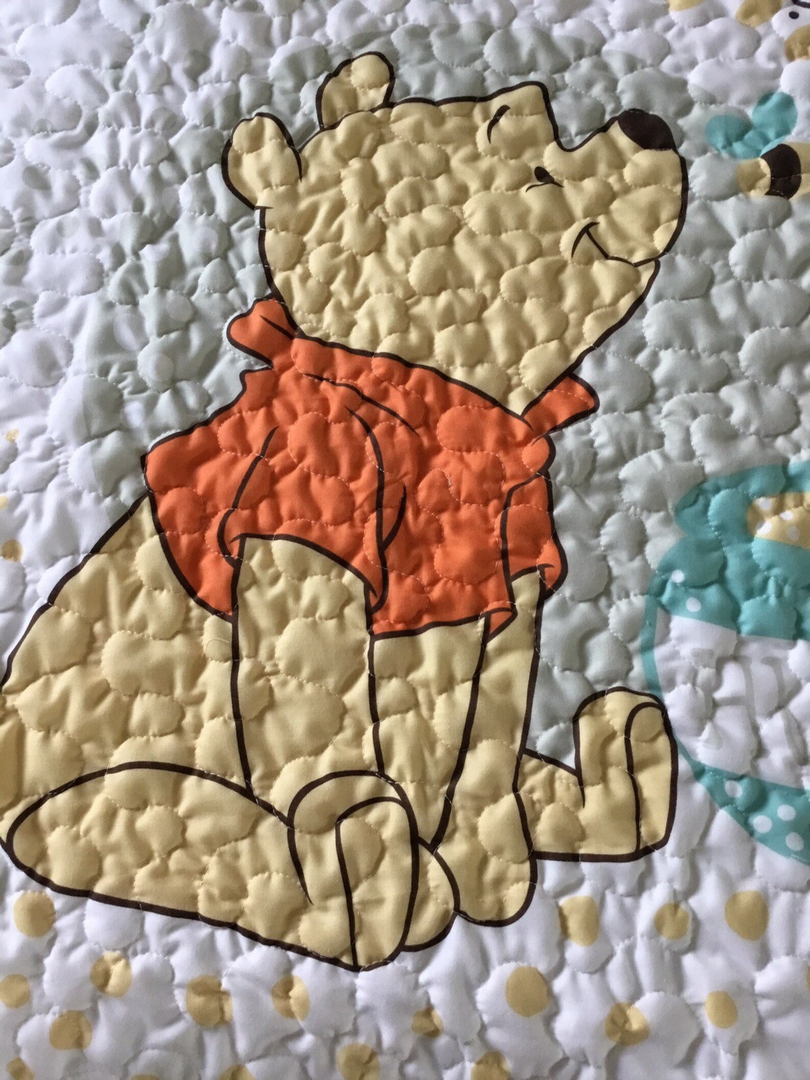 Winnie the Pooh Heirloom Baby Quilt Winnie the Pooh Baby Quilt Etsy