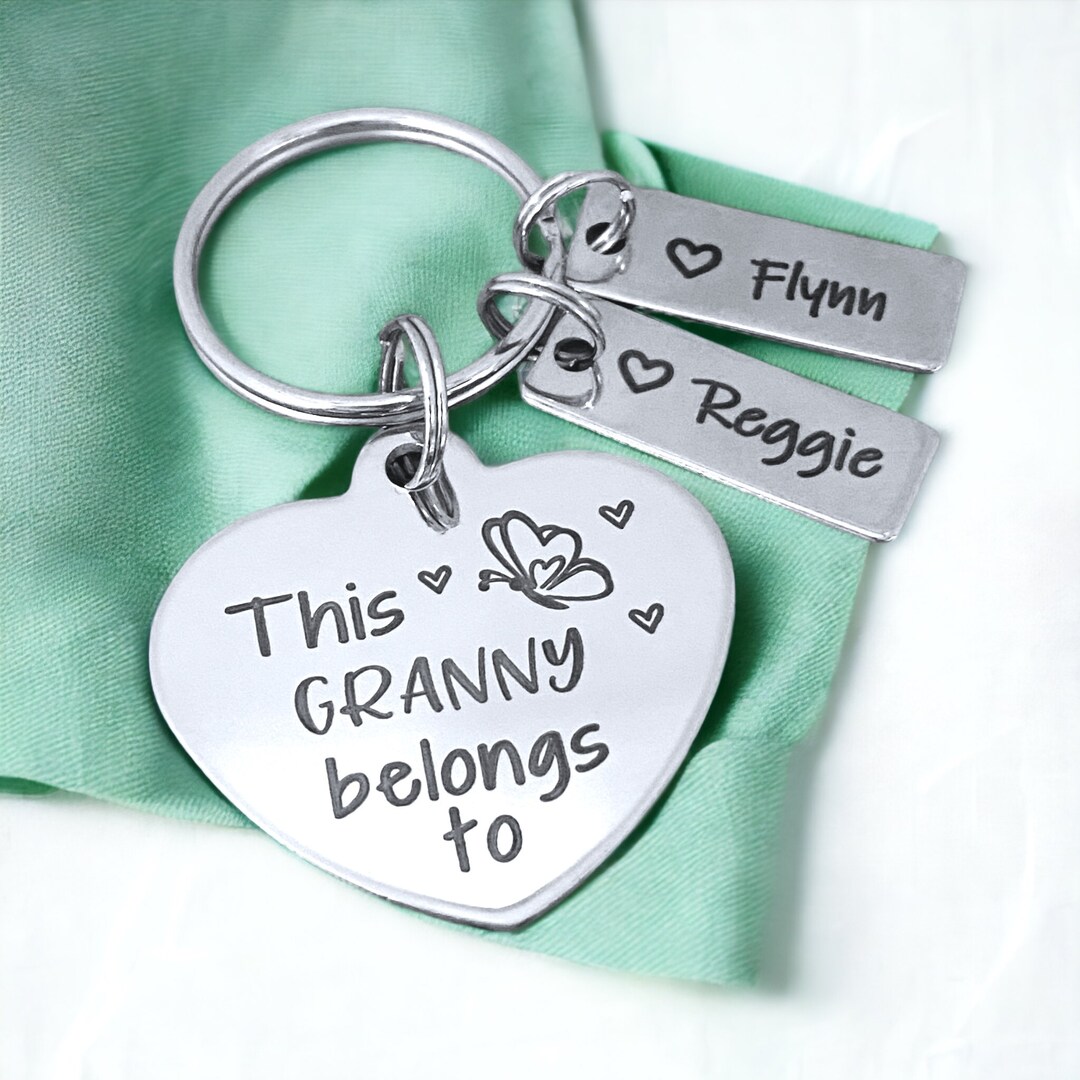Key Rings Nanny Granny Keyring Gran Personalised Nana Nanny Keychain Mum - Etsy UK