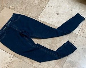 Dark Denim Leggings - Etsy