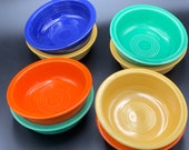 One 40s FIESTA WARE FRUIT 2 Sizes Fruit Bowl Homer Laughlin Company FiestaWare All Marked Fiesta Authentic Vintage - Size 5 1 2 or 4 3 4 quot