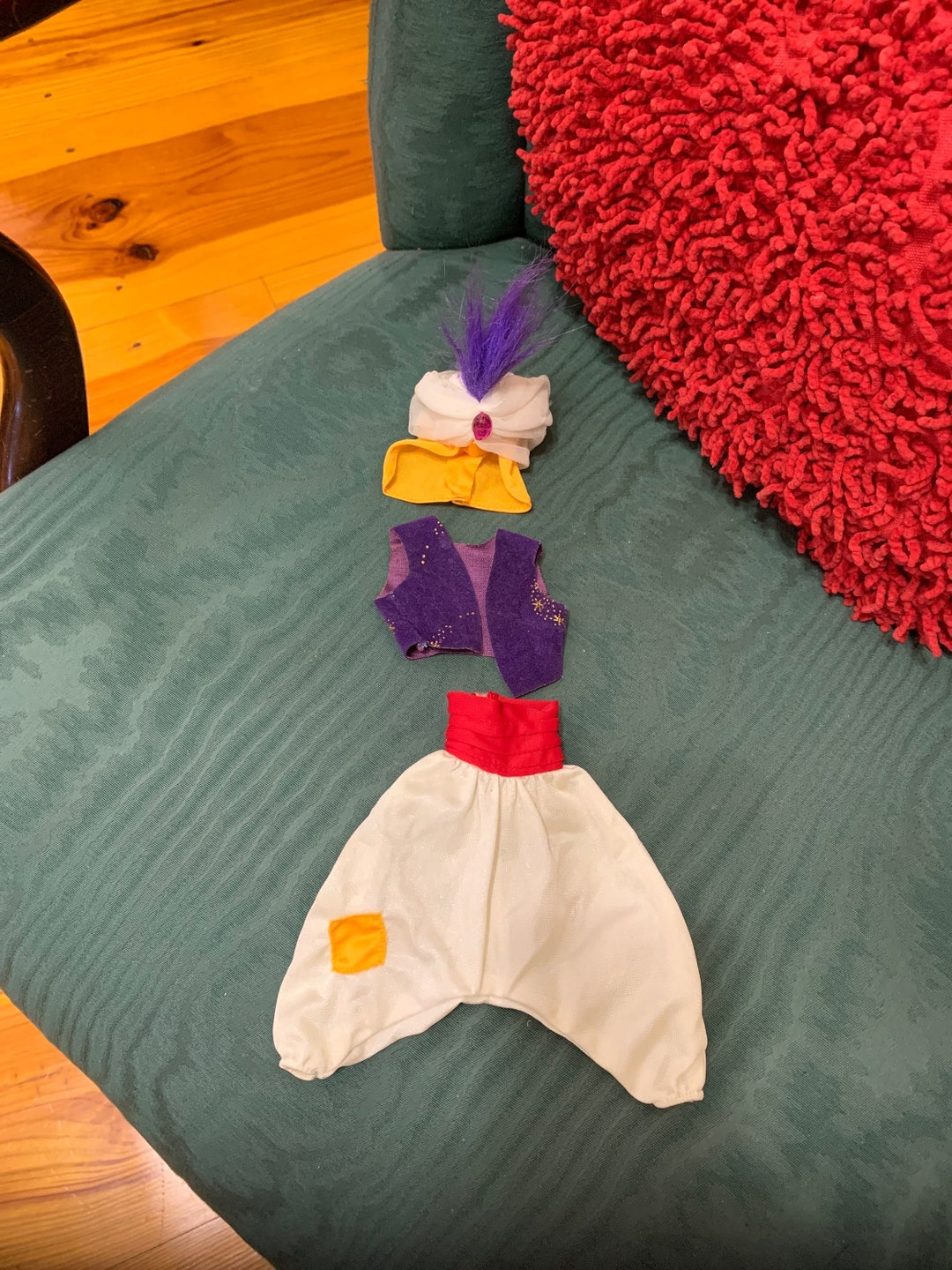 RARE 3-pc Disney Barbie Ken ALADDIN Street Rat Costume 1992 Elaborate ...