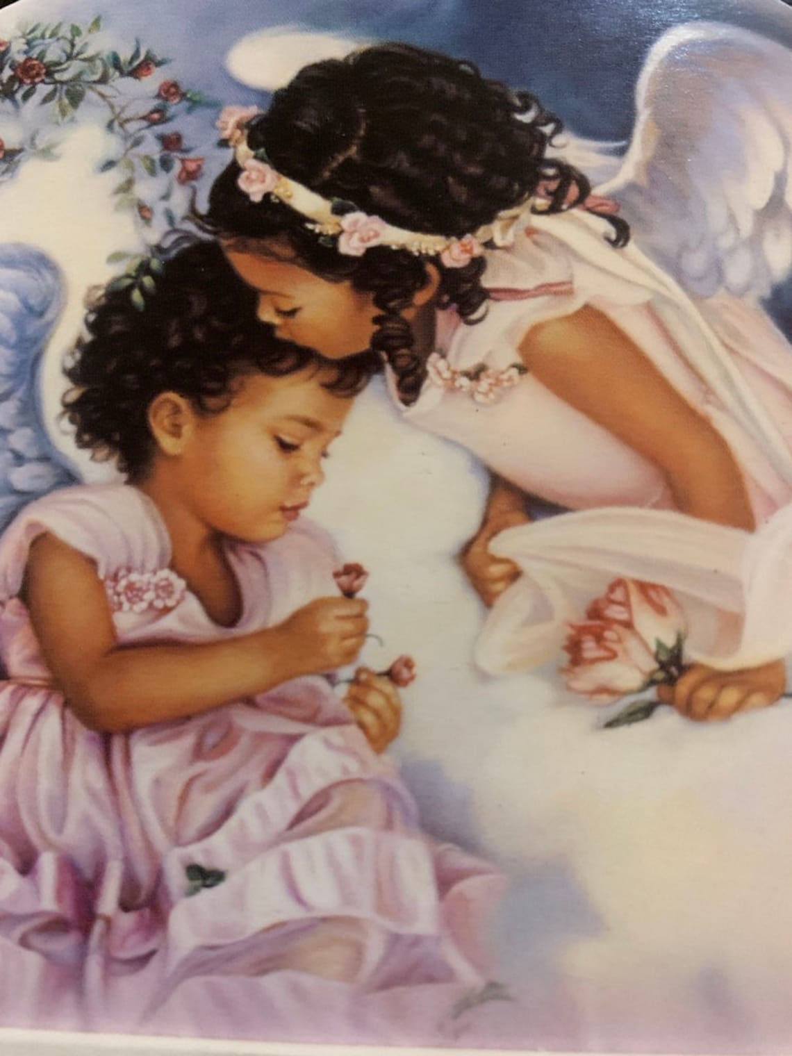 Rare BLACK CHERUB ANGELS Sandra Kuck 2001 Calendar Etsy