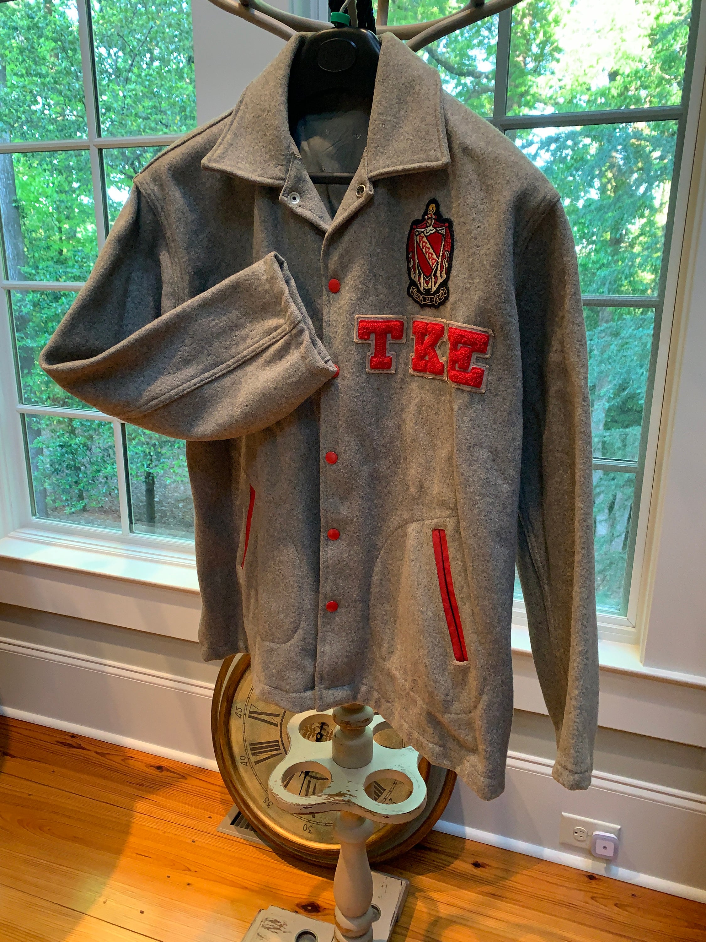 1964 Fraternity Wool Coat Tau Kappa Epsilon Jacket W Letters TKE 