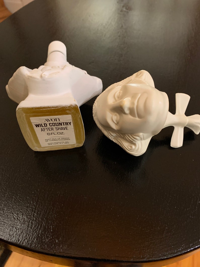 Vintage AVON WASHINGTON AFTER Shave Figurine Wild Country 6oz Etsy