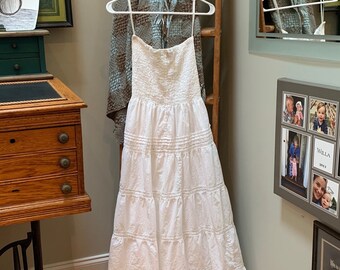 long sleeve lace sweetheart wedding dress Vintage A-Line Sweetheart White Lace Wedding Dresses with Slit, Diamond White / 16 main image 0