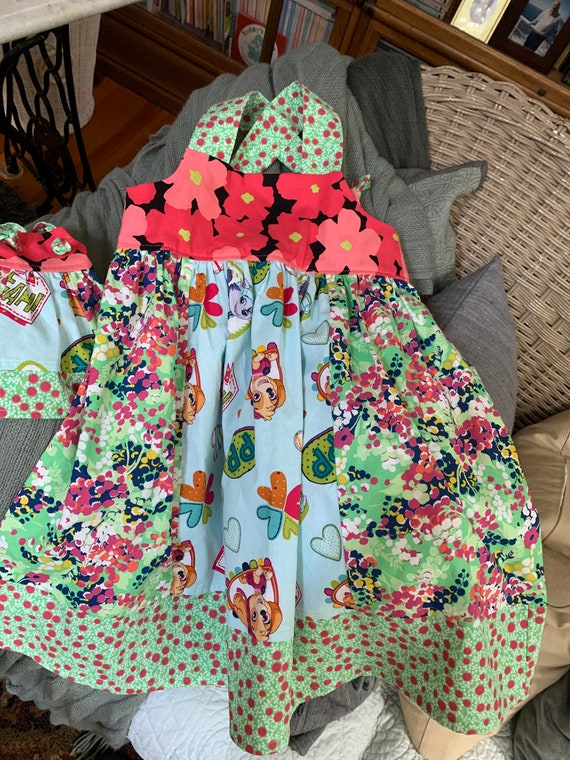 Children's Sundress w Doll Dress Matching Clothes… - image 6