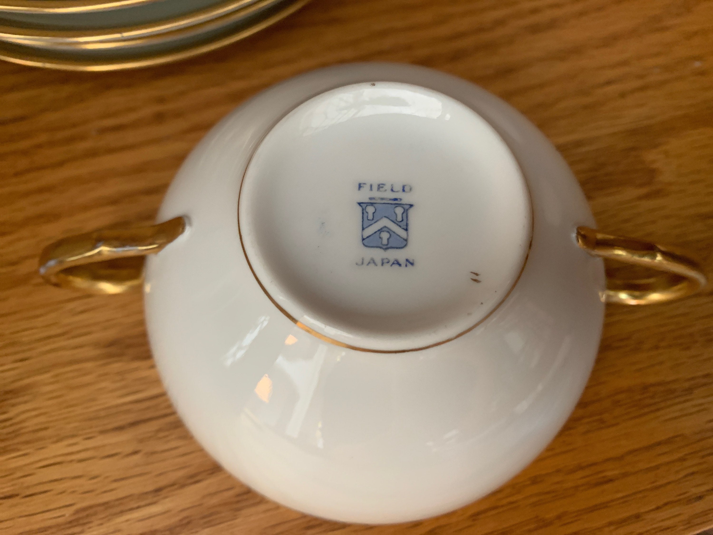 Tasse Et Soucoupe Dorée - Chine Ou Japon - Vaisselle Vintage