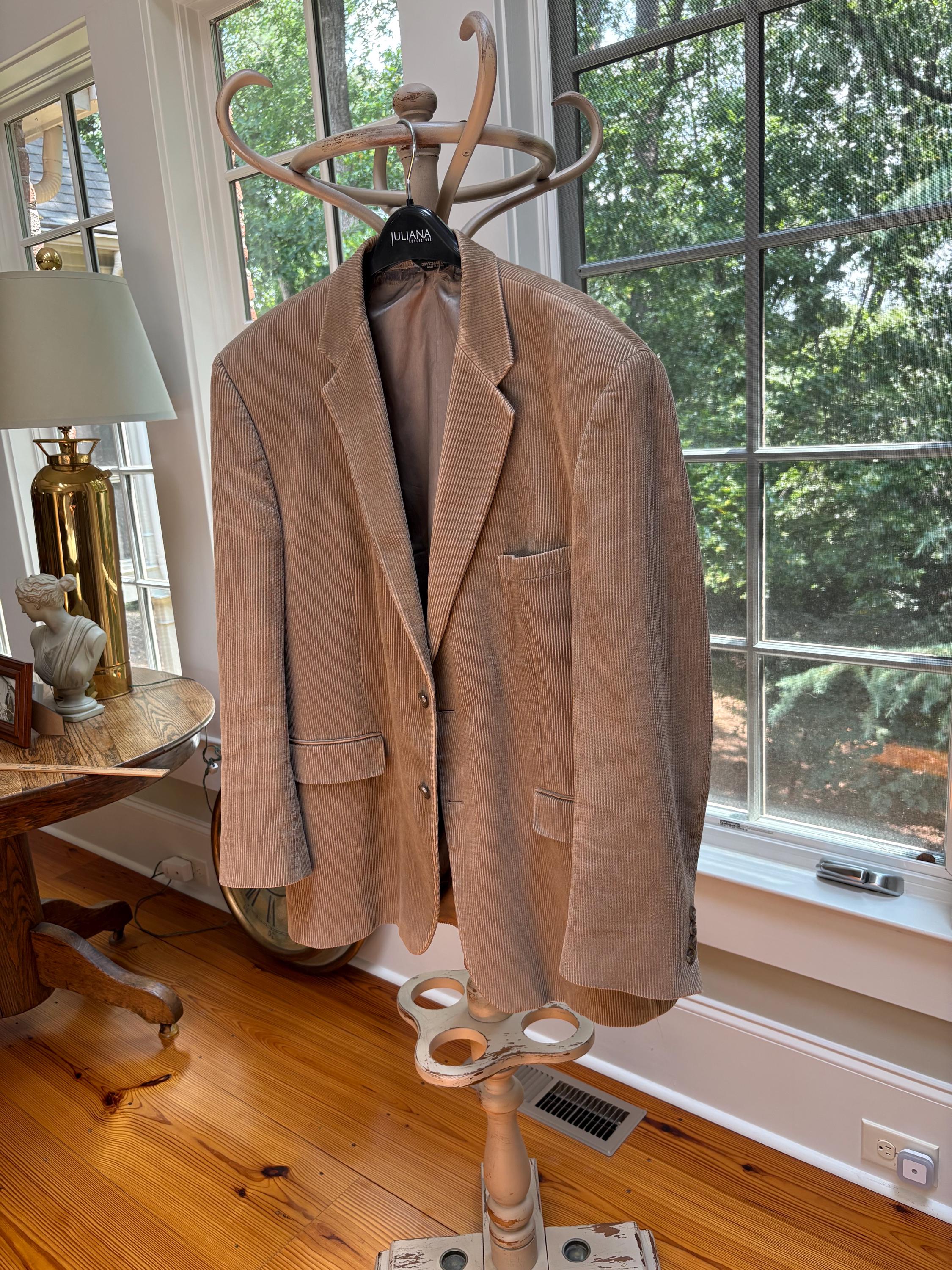 Classic Corduroy Blazer Chaps by Ralph Lauren Vintage Camel/tan