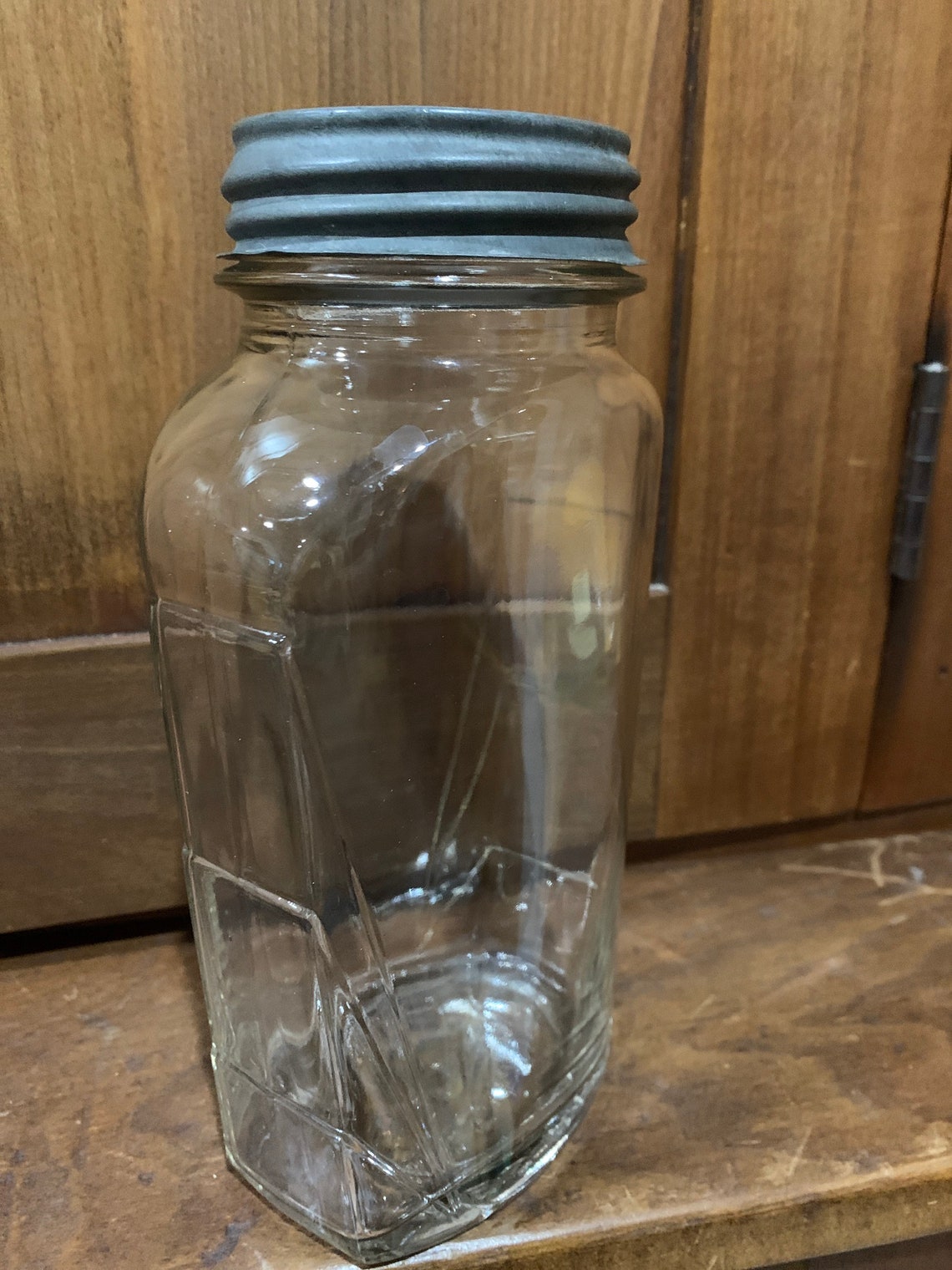 Rare oval Glass Jar Bottom Reads D86565 DES PAT 7 Etsy