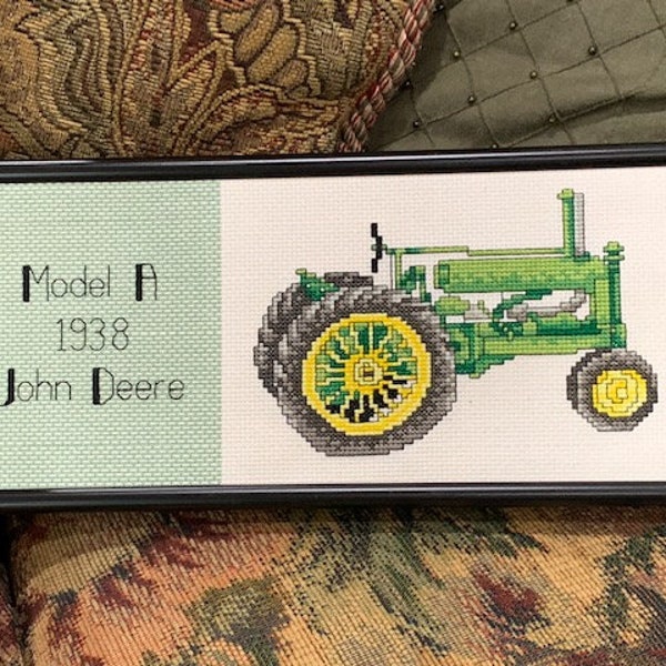John Deere Cross Stitch Patterns Etsy