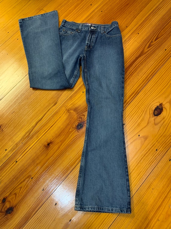 90s Old Navy Blue Jeans High Waisted Worn Once De… - image 10