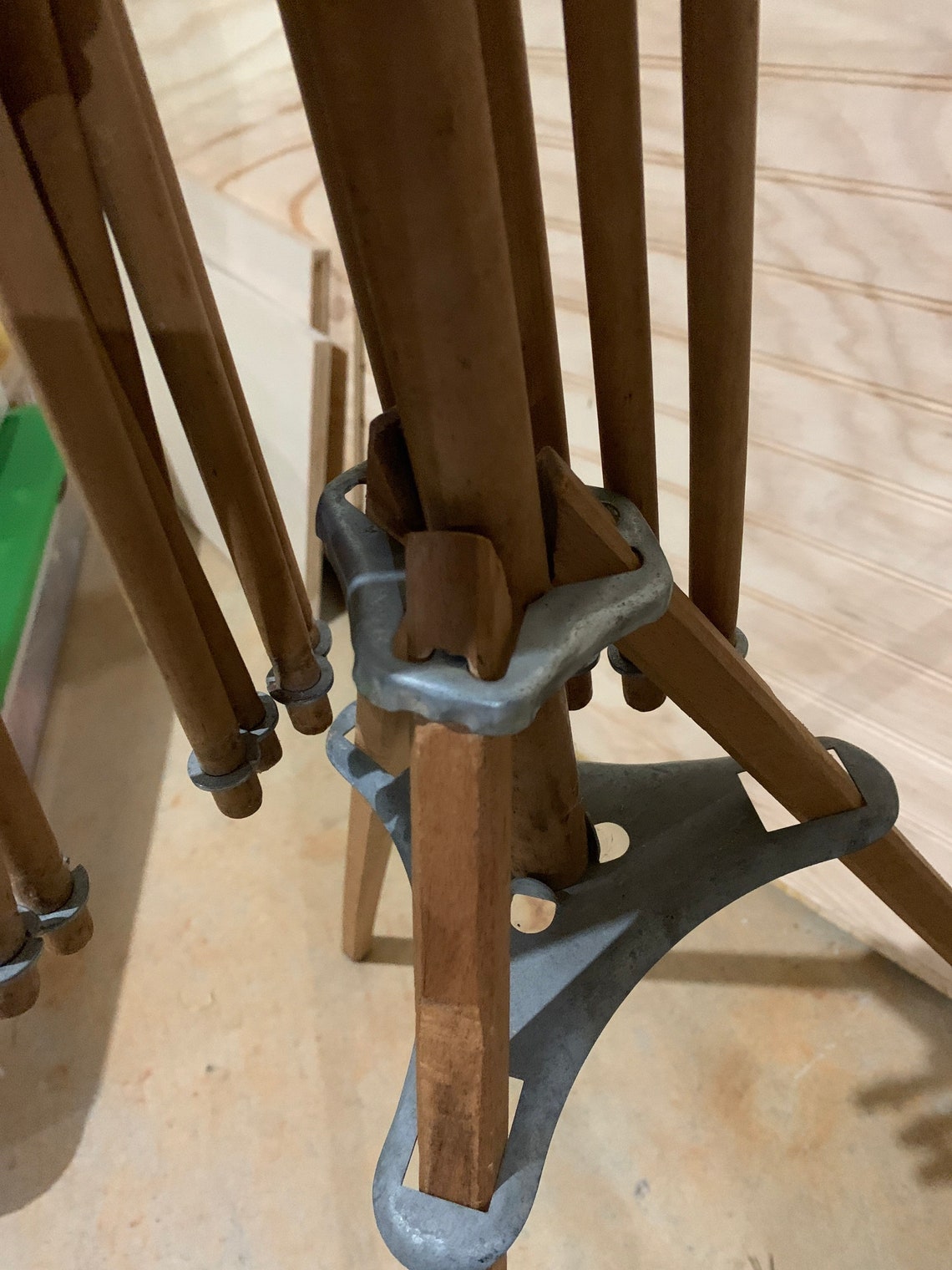 RARE Antique Clothes Dryer Drying Rack Wooden Metal Laundry Etsy