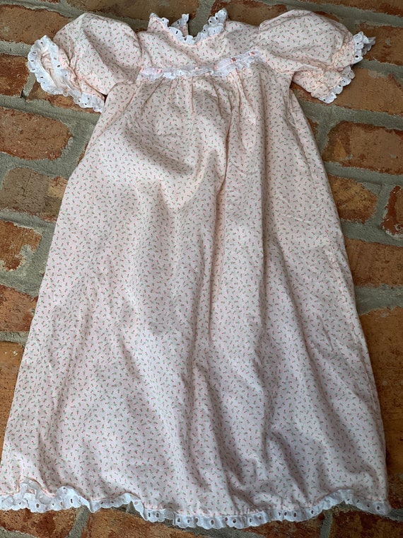 Vintage BABY Infant Doll LONG DRESS Handmade Party