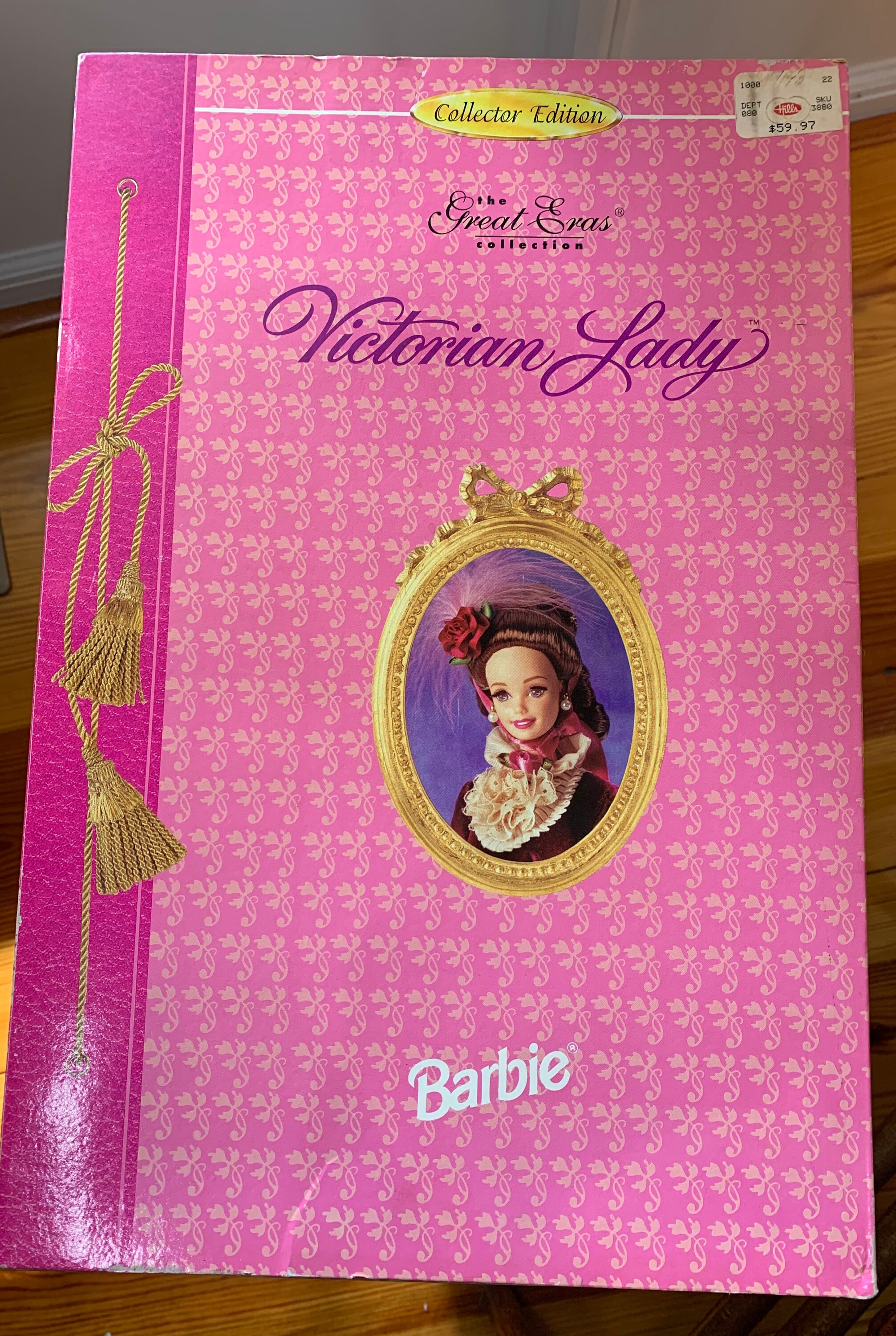 1995 Barbie DOLL Victorian Original Box #4900 Mattel Lady Barbie