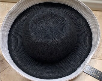 Classic Betmar New York Black Sun Beach Woven Rolled Brim  display picture 3