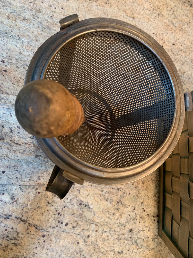 30s40s Cone Sieve Tripod Strainer Chinois Solid Conical Etsy