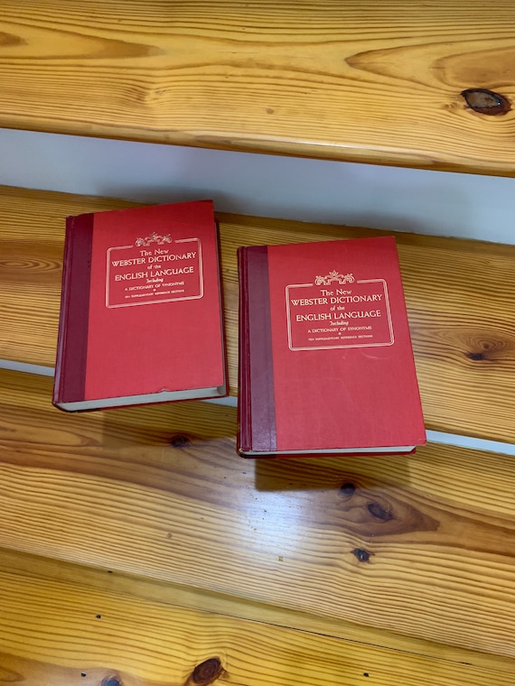 時計事典　Horological Dictionary 1965 1965 Webster's Encyclopedic Dictionary Set, English Language