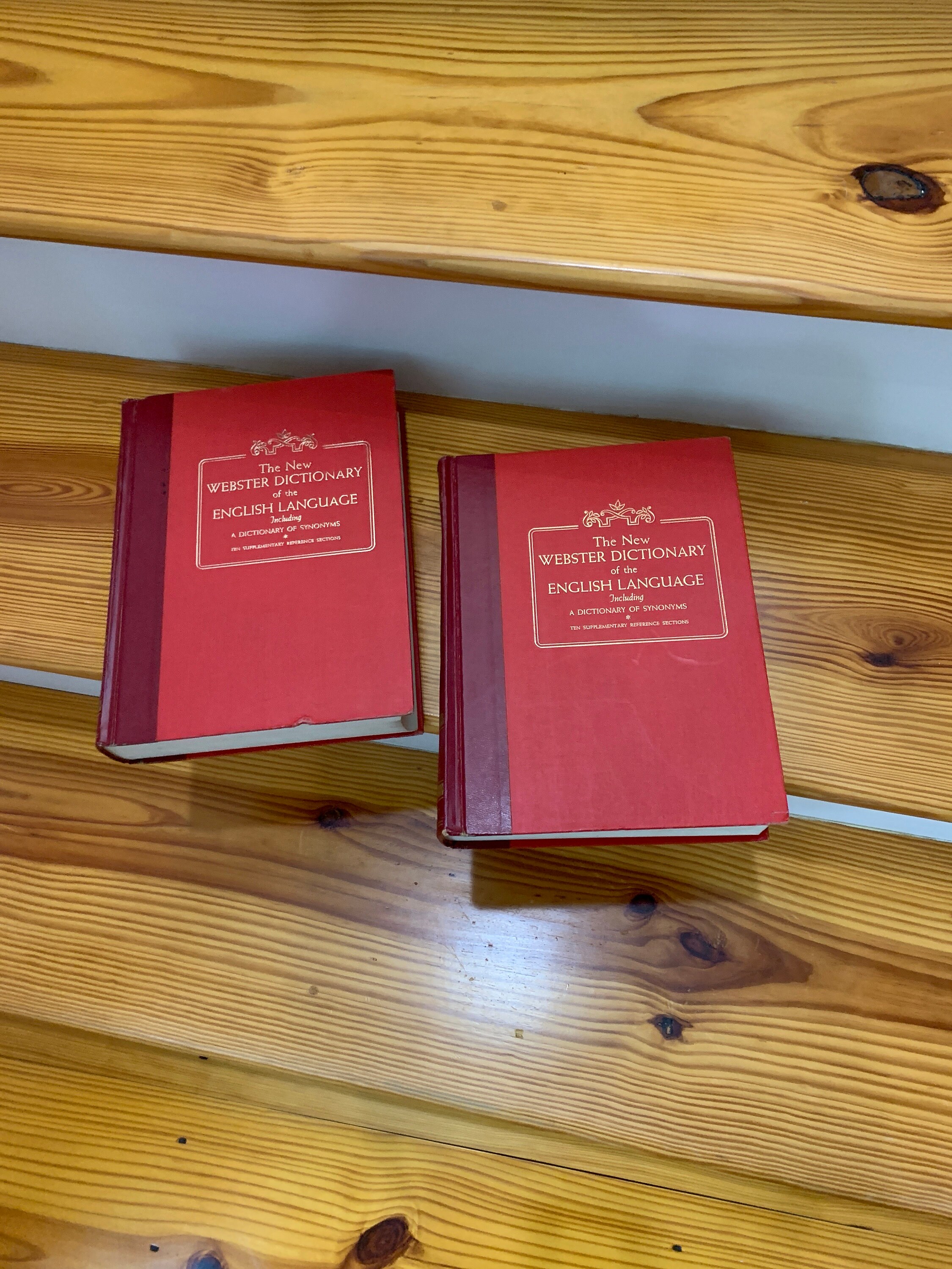 1965 Webster's Encyclopedic Dictionary Set, English Language