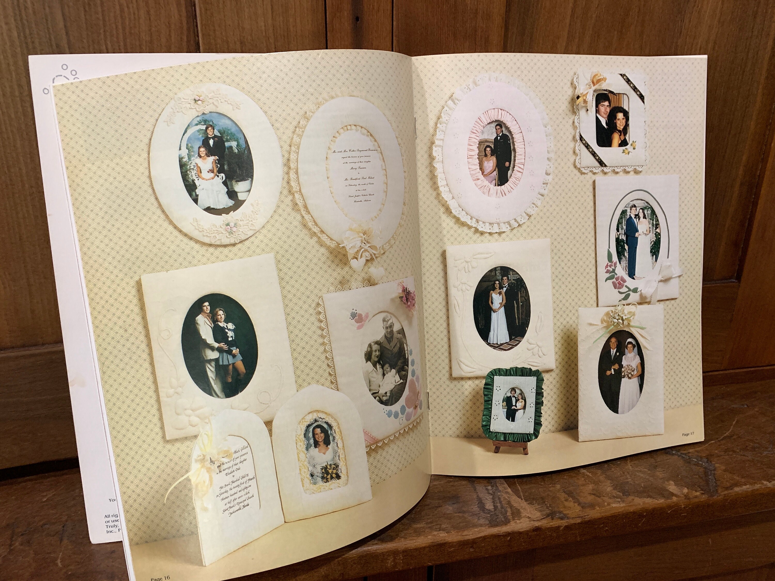 1981 Creative Fabric Frames Booklet W Patterns & How to Make 135 Fabric ...