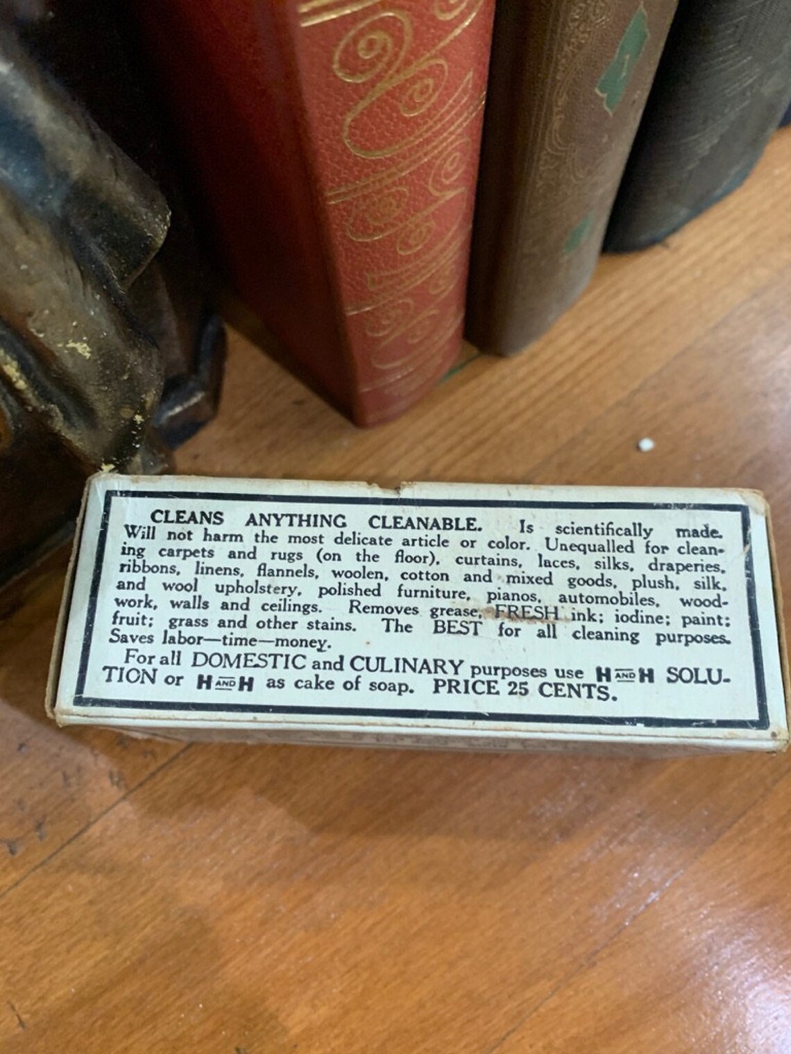 RARE 1800s SOAP in BOX H H Cleaner Co Bar Hyde Carpet Cleaner Etsy