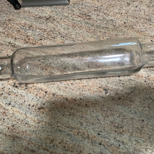 Antique Glass Rolling Pin Etsy