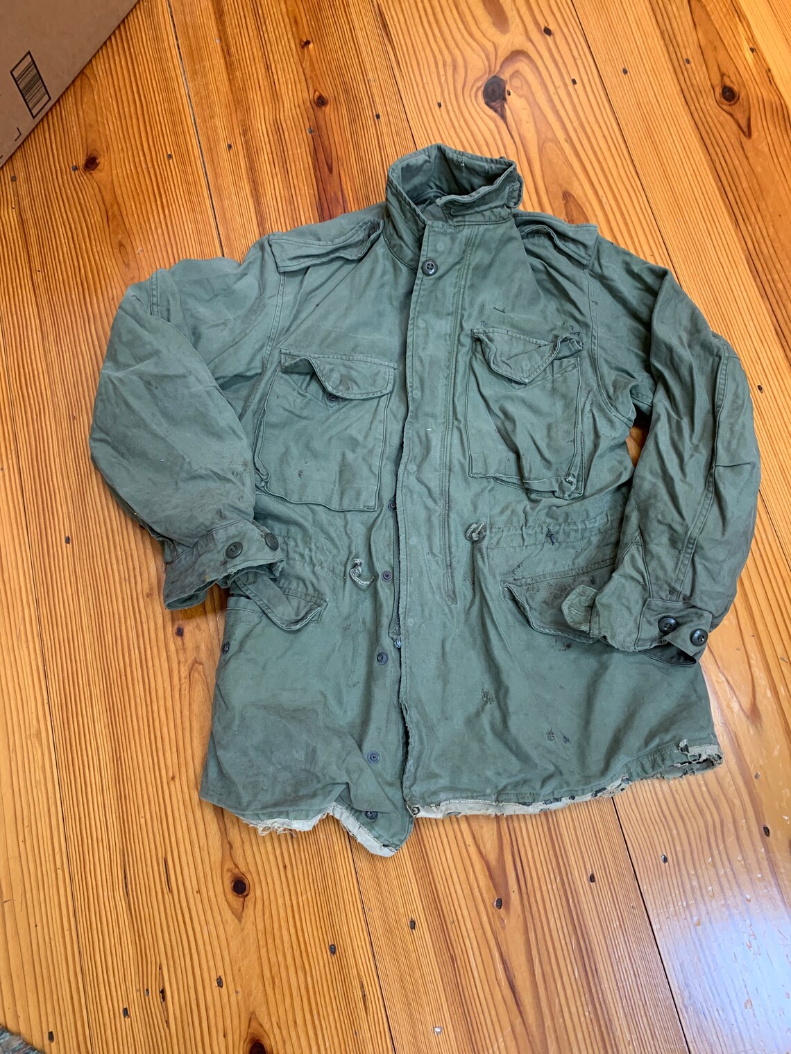 60s Green U.S. Army Issue Field Jacket M51 Vietnam Era M1951 Etsy