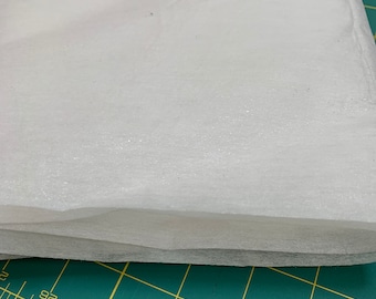 Vintage FUSIBLE INTERFACING LIGHTWEIGHT Unused 70” x 15” (Iron on) Like New Sewing