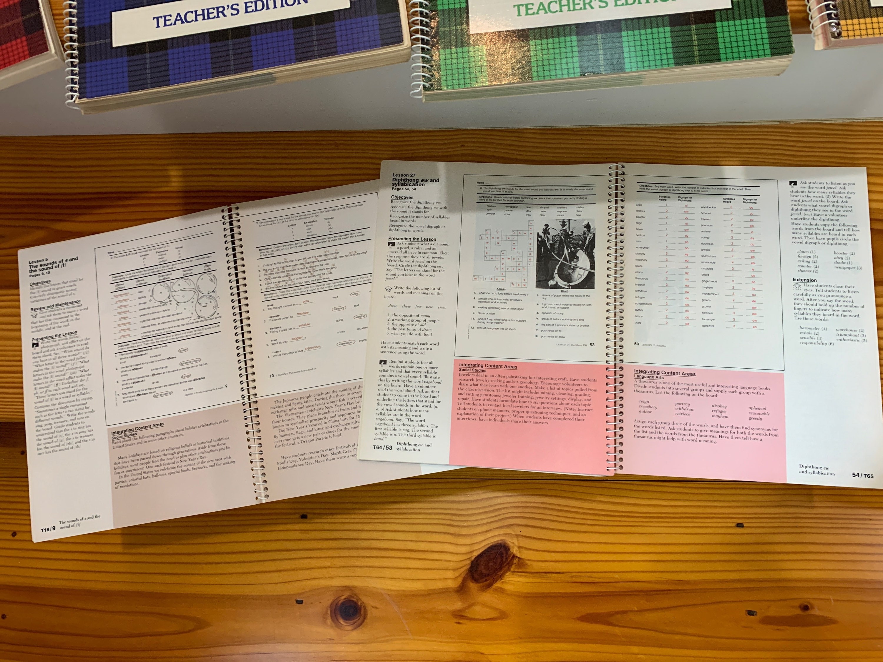 PHONICS MCP PLAID 1988 Limited Stock!! Teach Reading Unused
