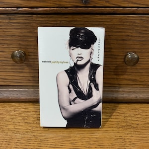 RARE 1989 Madonna justifymylove / express yourself Cassette Tape Vintage RCA 07863 Single 9 19885-4