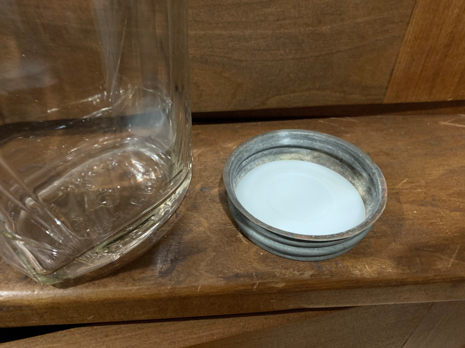 Rare oval Glass Jar Bottom Reads D86565 DES PAT 7 Etsy