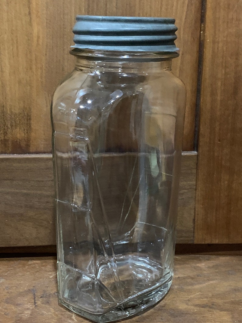 Rare oval Glass Jar Bottom Reads D86565 DES PAT 7 Etsy