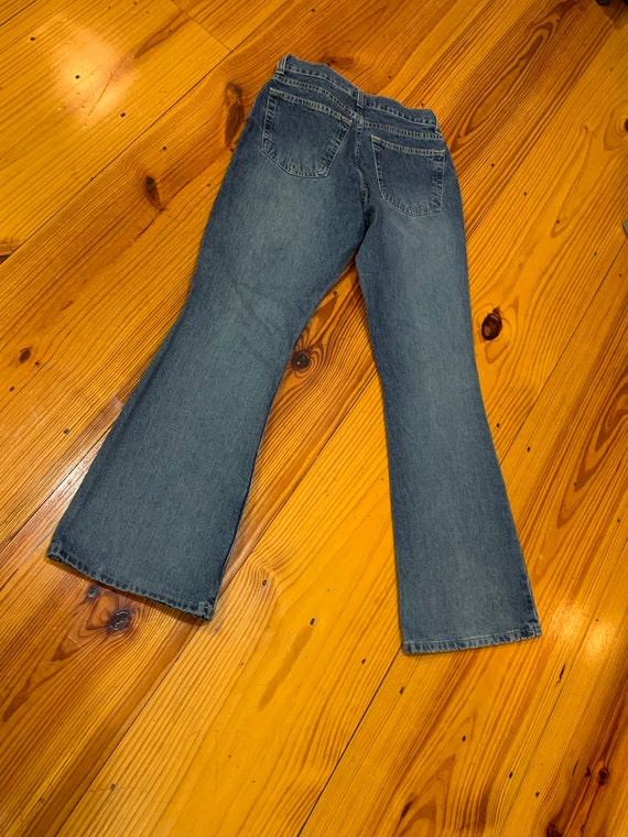 90s Old Navy Blue Jeans High Waisted Worn Once De… - image 5