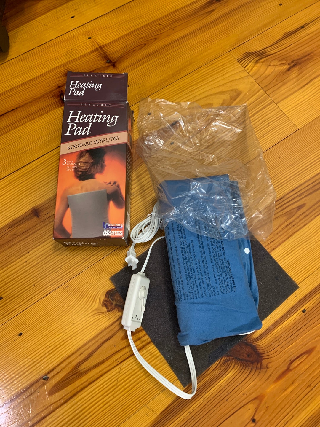 Heating Pad Electric Biltrite Mastex Model 600 Standard Moist & Dry