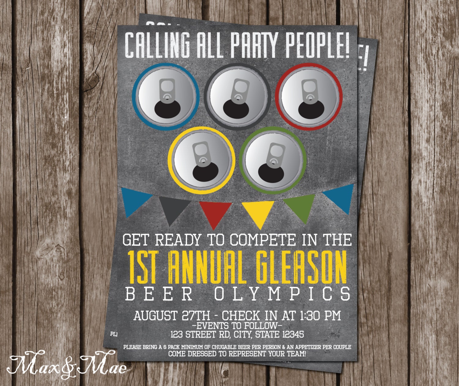 Beer Olympics Invitation Birthday Olympics Invitations Let - Etsy
