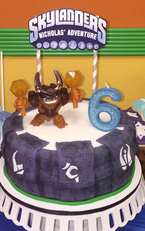 sklanders birthday cake topper