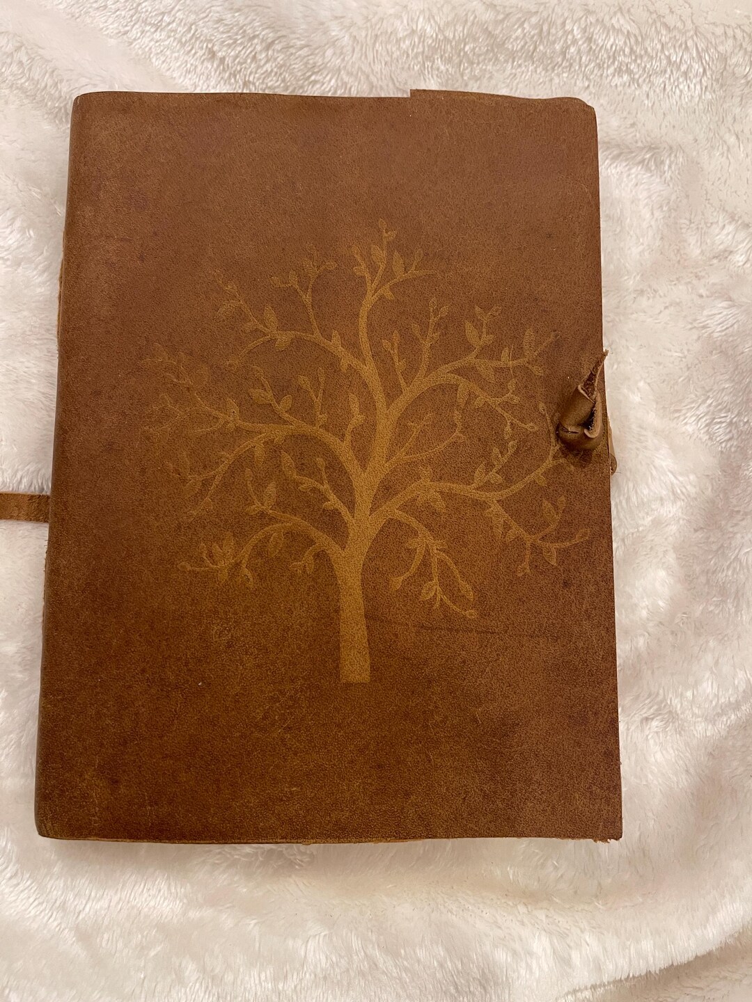 Handmade Leather Journal: Tree of Life, Handmade Paper (6x8.5) - Etsy