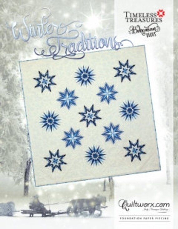 Sewing & Fiber Winter Traditions paper piecing pattern by Quiltworx ...