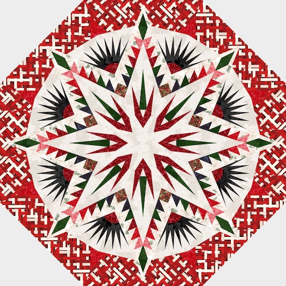 Snowfall Mixer Quilt Pattern by Quiltworx
