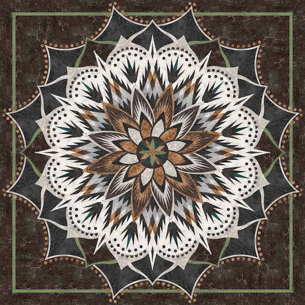 Carnival Flower Quilt Kit Etsy