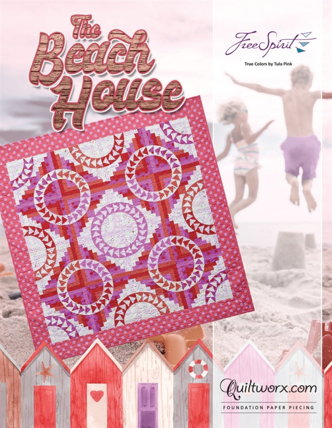 The Beach House Quilt Kit for Pattern by Quiltworx 57x57 please See Note in Description. Etsy