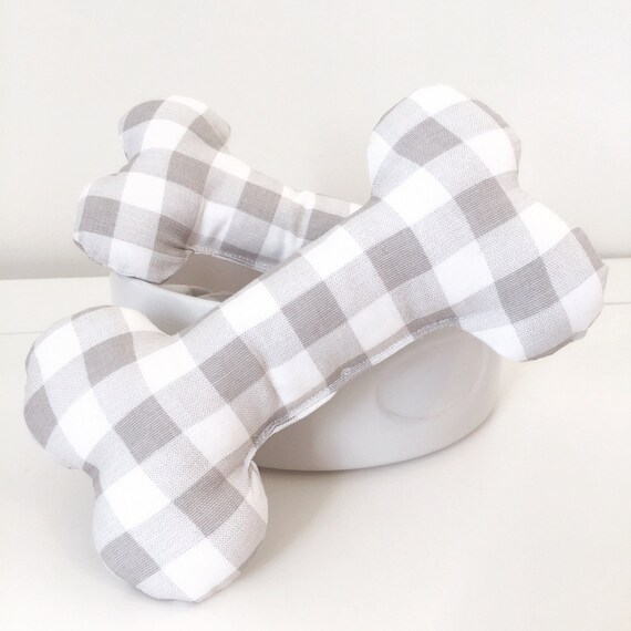 Items similar to Plush Dog Toy, Dog Bone Plush Toy, Dog Squeaker Toy