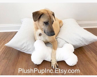 Dog Bed Cover, Durable Dog Bed Cover, Modern Dog Bed Cover, XL Dog Bed Cover, Dog Bed Pillow Cover, Gray Dog Bed Cover, Dog Bedding