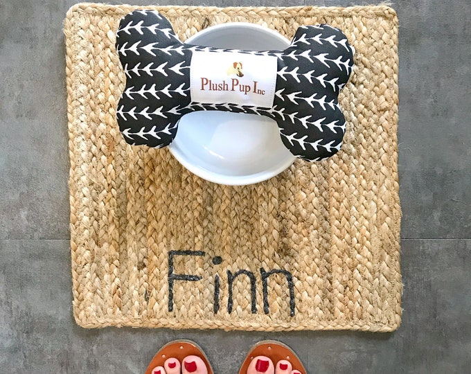 Dog Bowl Placemat, Pet Feeding Mat for Bowls, Personalized Feeding Mat for Pets , Pet Placemat