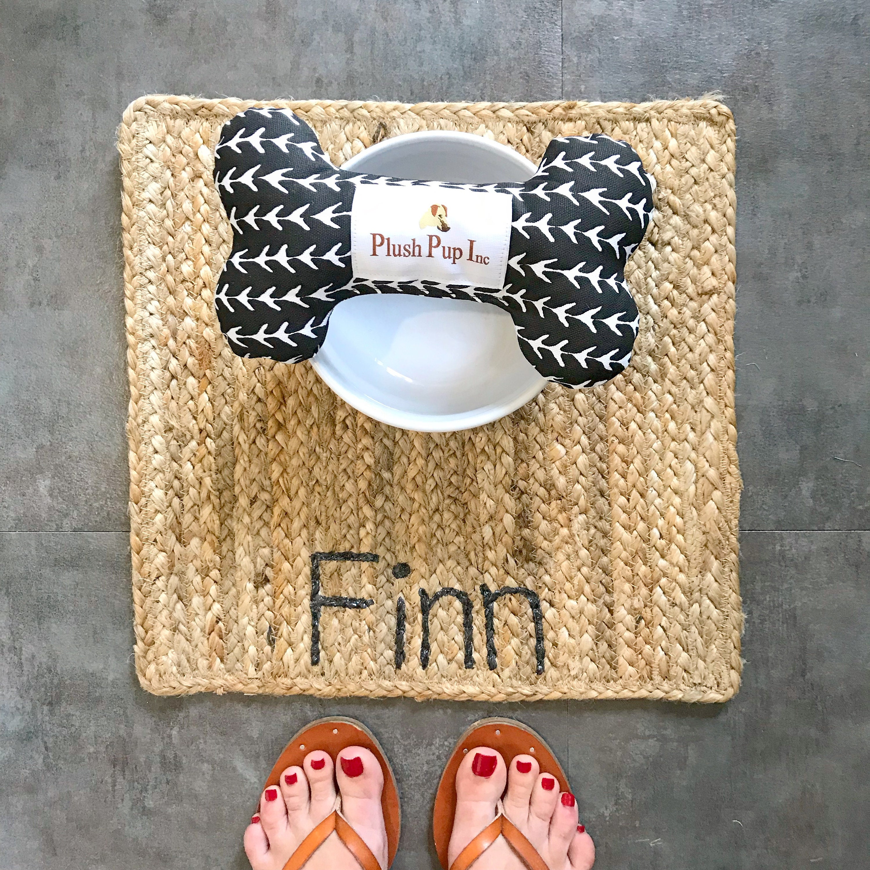 Dog Bowl Placemat Pet Feeding Mat for bowls Personalized Etsy