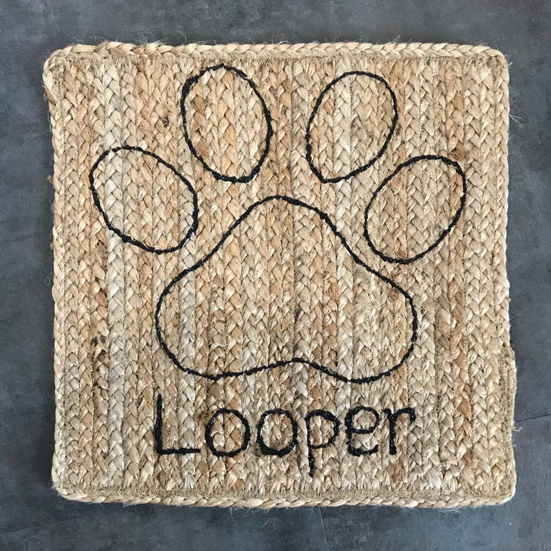 Dog Bowl Placemat Pet Feeding Mat for bowls Personalized Etsy