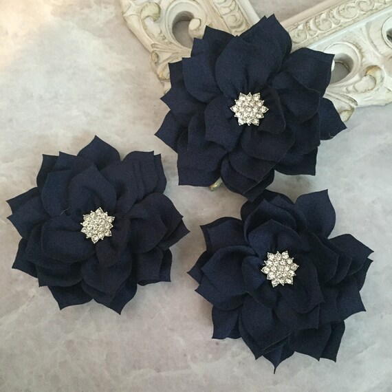 Stella Di Natale Kanzashi.Marina Stella Di Natale Fiori Kanzashi Fiore Di Loto Fiori Etsy